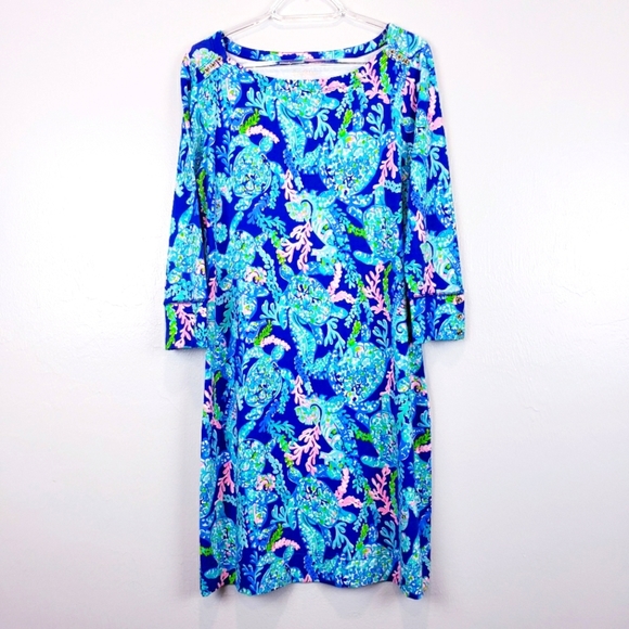 Lilly Pulitzer Dresses & Skirts - Lilly Pulitzer Corsica Blue Turtle Villa Sophie